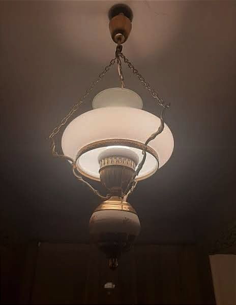 Люстра с плафоном винтаж