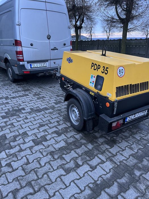 ATMOS PDP 35 5m3  silnik Perkins Sprezarka Piaskarka Kompresor Srubowy