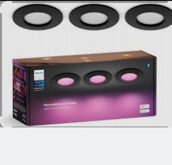 Hue White and Color Ambiance Slim Einbauleuchte 90mm