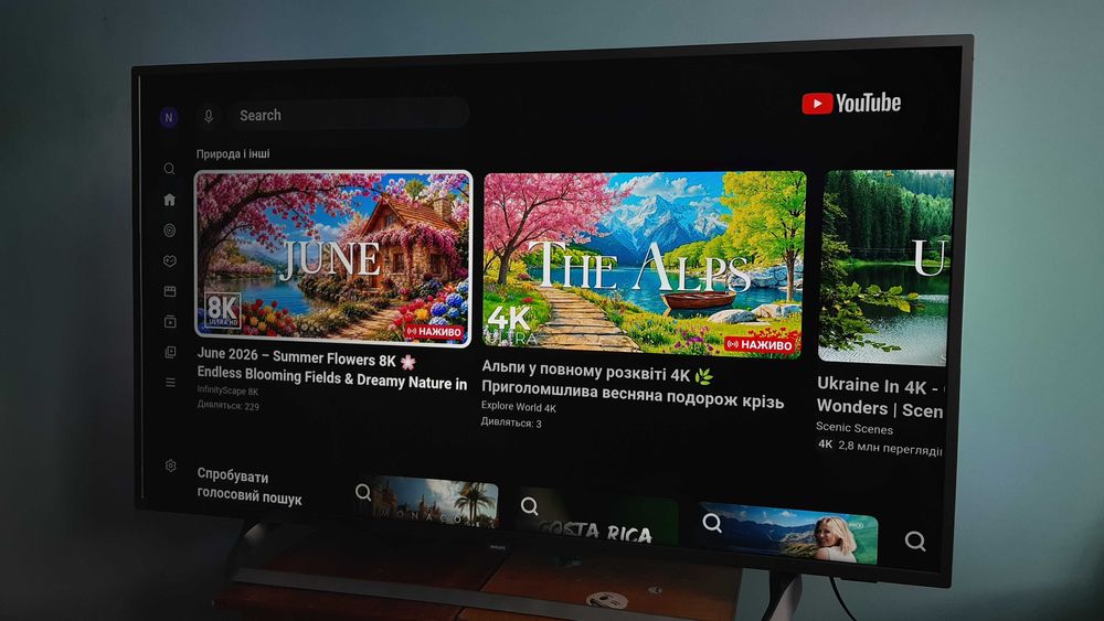 50" 4K смарт PHILIPS на Андроїді, гарантія 6 місяців!!!
