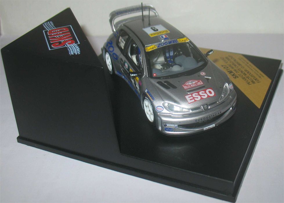 Skid - Peugeot 206 WRC - Rally de Monte Carlo 2000 - François Delecour
