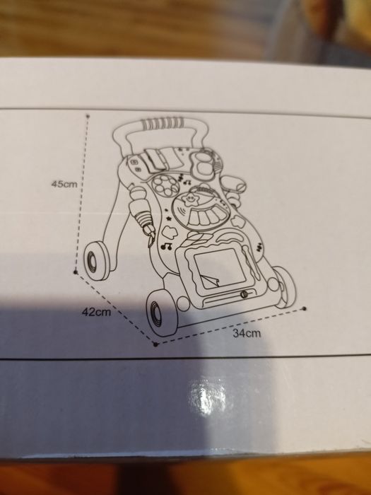 HUANGER interaktywny chodzik BABY WALKER -