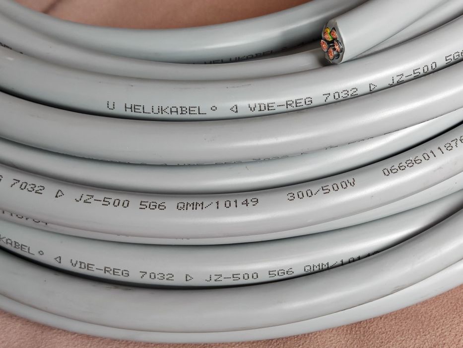 Przewód siłowy 5G6mm², 44 mb HELUKABEL