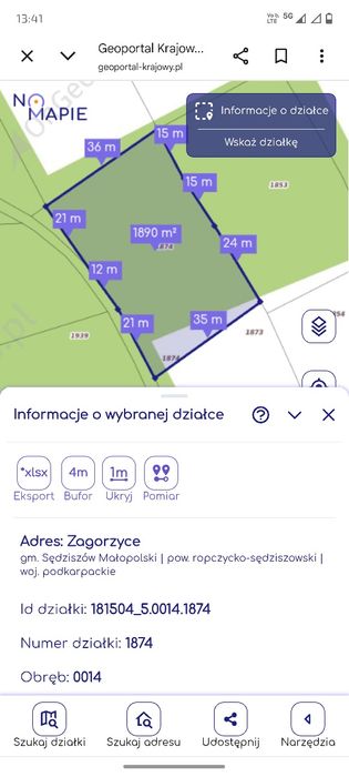 Działka rolna Zagorzyce