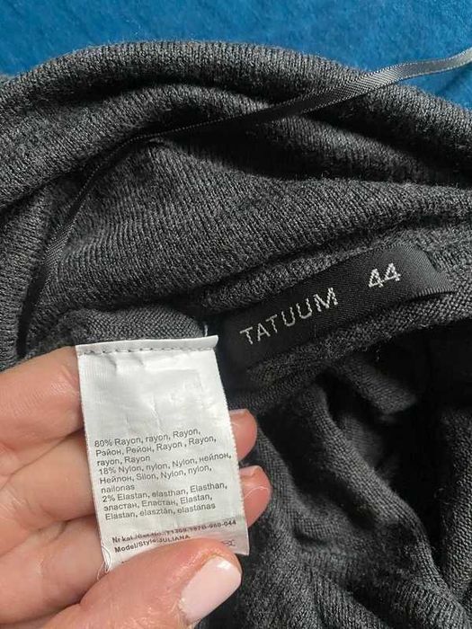 Tatuum sweter lekki cienki xxl 44 +size 42 golf komin sukienka zima