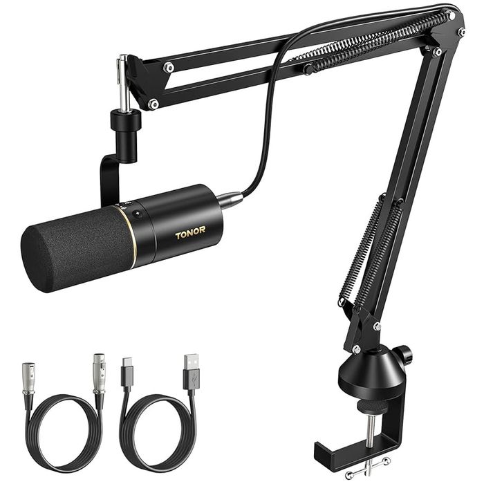 Динамічний мікрофон TONOR, XLR/USB