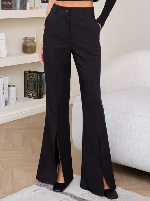 брюки з натуральної вовни з розрізами спереду hundhund, оригінал