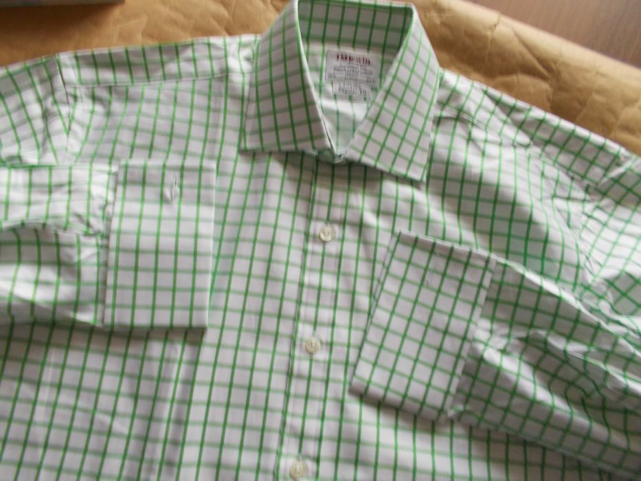 XL - T.M.LEWIN Premium 2 Ply Koszula Męska XL 42,5 UK