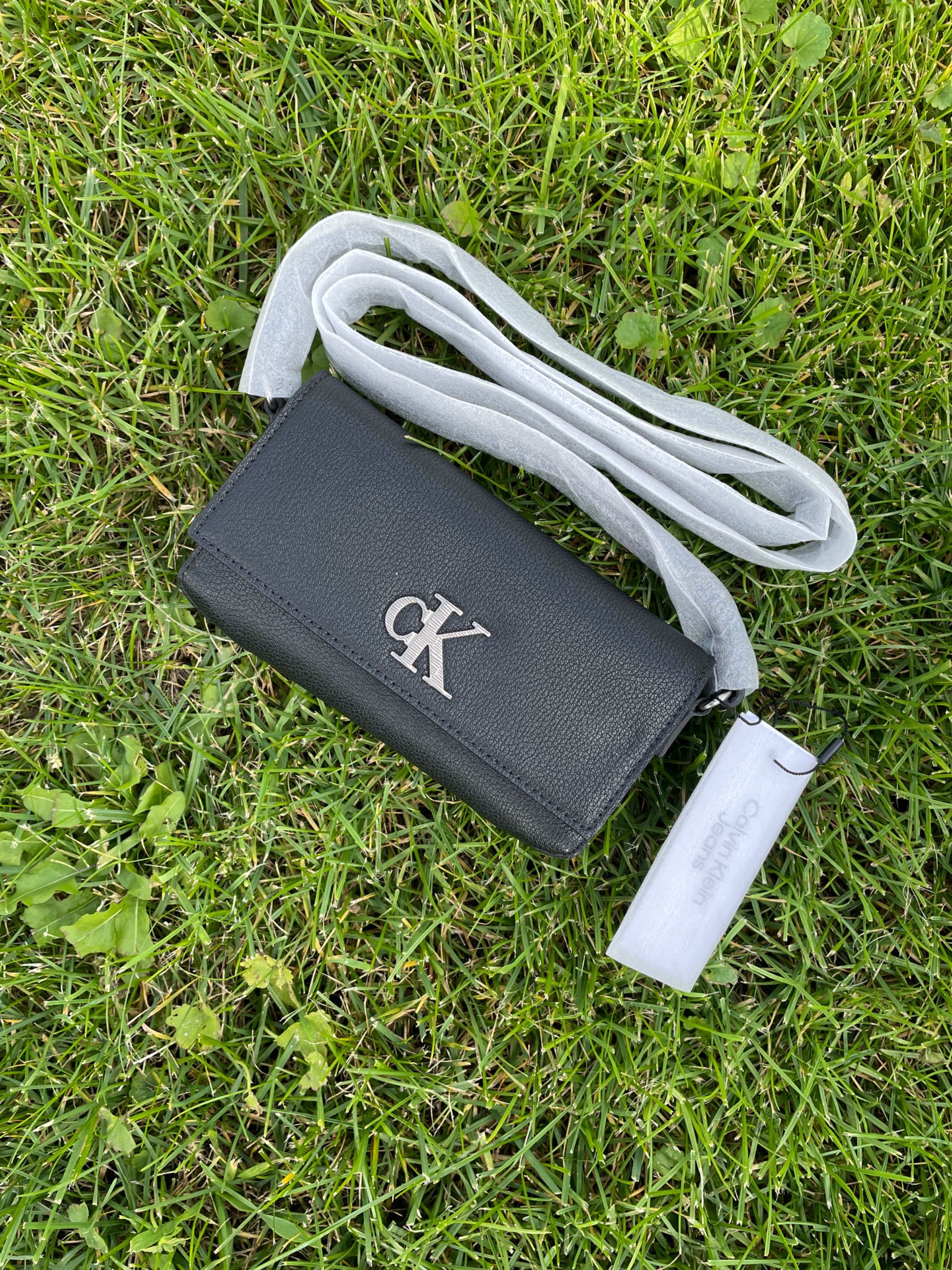 Minimal Monogram Crossbody Bag