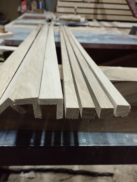 Wałki nogi toczone dębowe rękodzieło paliki kołki