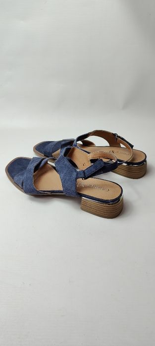 NOWE sandały damskie na lato skóra zamszowa Caprice roz 41 wkład 26 cm