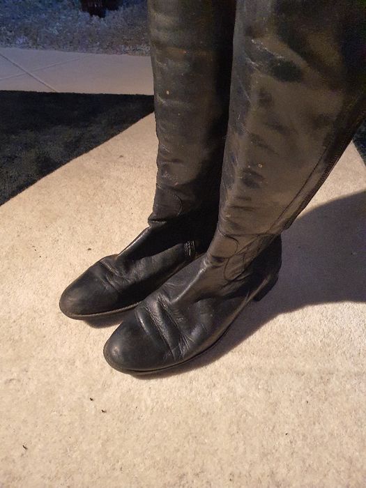 Botas pele à cavaleiro 39