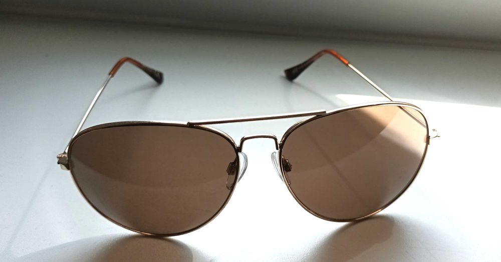 Okulary przeciwsłoneczne, retro, duże. H&M