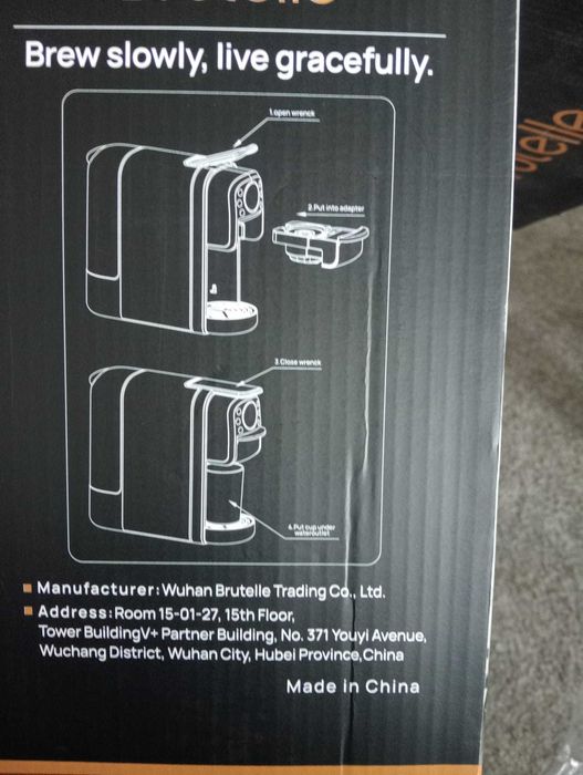 Máquina de Café Brutelle 20 Bar - 1400W Multi-Function - NOVA