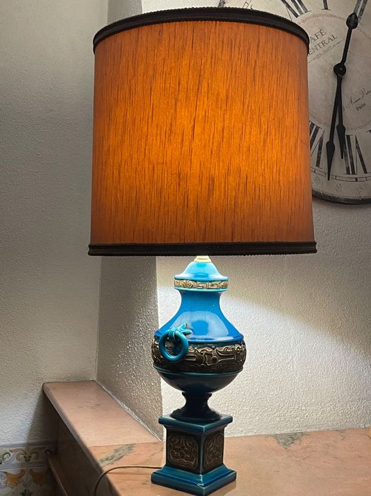 Candeeiro Vintage com abajur