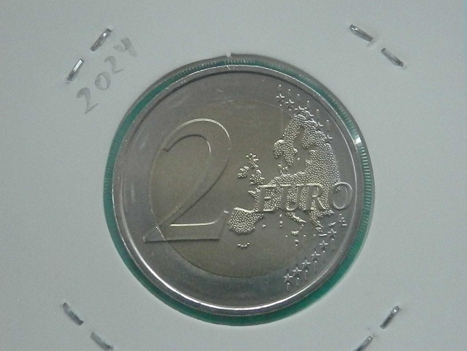 1069 - Euro: 2,00 euros 2024 bimet. 50 anos 25 Abril, por 2,50