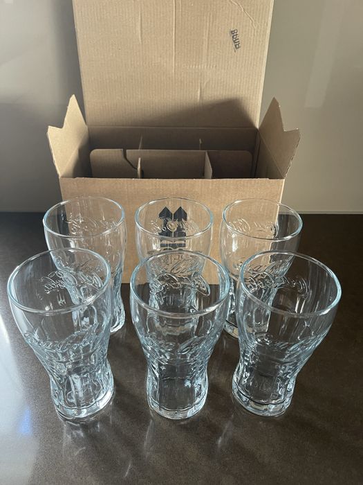 12 sztuk nowych szkalnek coca cola klasyczne