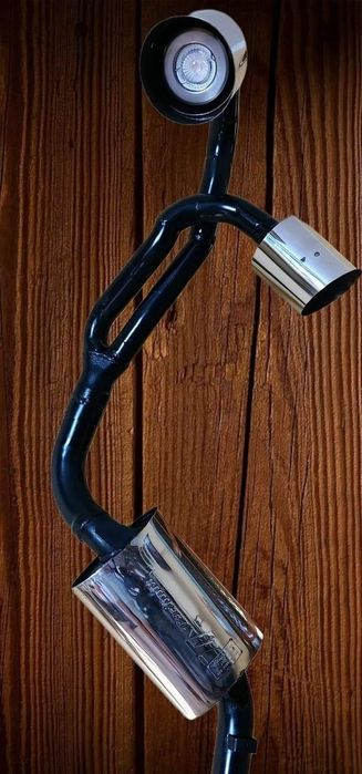 Lampa podłogowa .  Upcycling . Loft. Metaloplastyka. Jedyna.