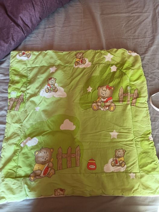 Bawełniany kocyk rożek dla noworodka