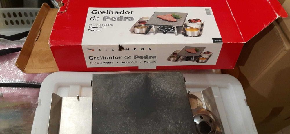 Grelhador de pedra