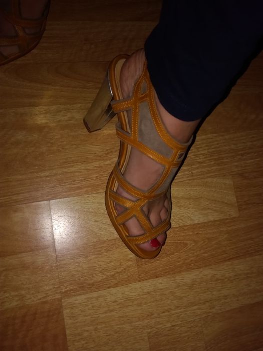 Sandalias em pele Atelier do Sapato 39 novas