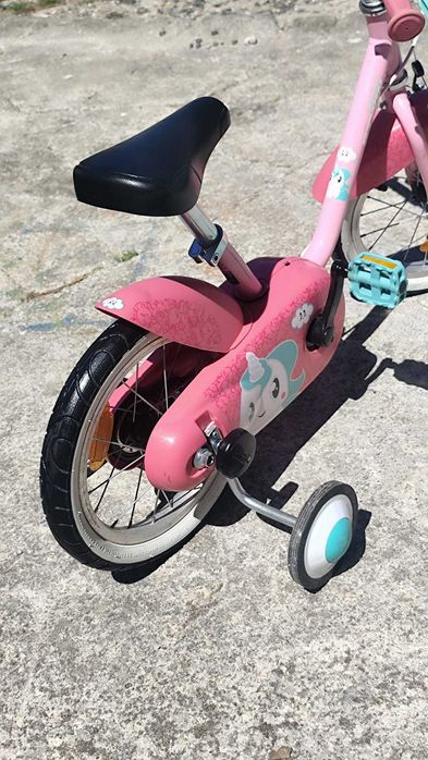 Bicicleta Criança Decathlon 14" com Rodinhas – Excelente Estado