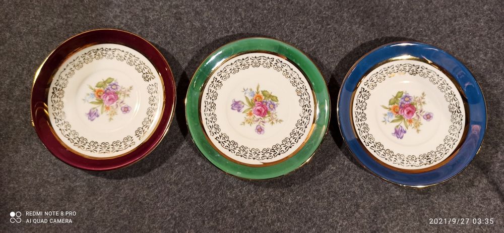Porcelana KOLEKCJONERSKA DUO Mokka Złocenia