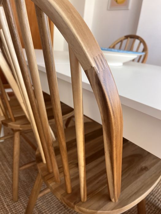 TONSTAD Dining Table (€195) & SKOGSTA Chairs (€40x4) Looking for a New Home - as NEW