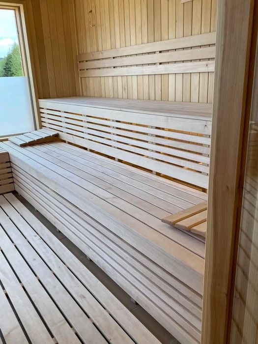 Sauna PREMIUM sauna ogrodowa z przedsionkiem