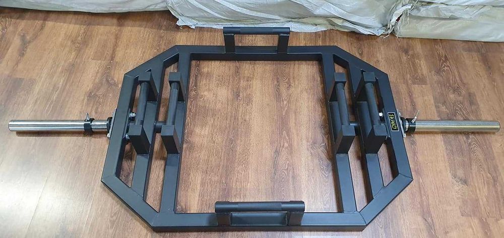 MONSTER HEX BAR SQUAT &DEAD-LIFT Training Bar Fitness Gryf Siłownia