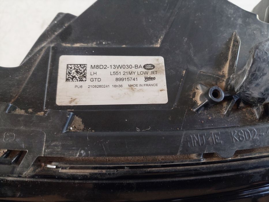 Farol Esquerdo Full LED Land Rover Range Rover Evoque II (M8D2-13W030-BA) Original