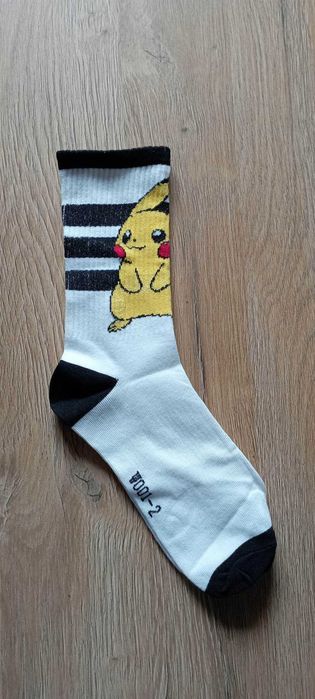 Słodkie długie skarpetki Pokemon Pikachu 35-42