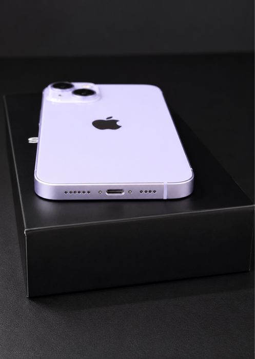 iPhone 14 128 GB Purple | Jak Nowe | 6M Gwarancji | 100% Bateria | SIM+eSIM