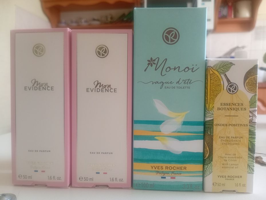 Парфюмерная вода Monoi,Mon Evidence,Ondes positives Yves Rocher, Ив Роше