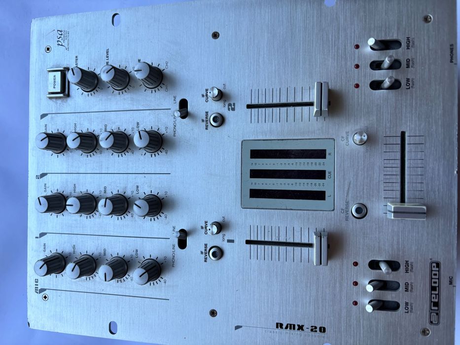 Profesjonalny zestaw audio: Mikser USB + Reloop + kable