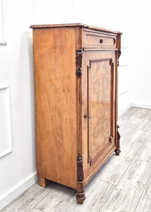 Bieliźniarka KOMODA Ludwik Filip ANTYK 1p. XX orzech FRONT PIĘKNY WZÓR