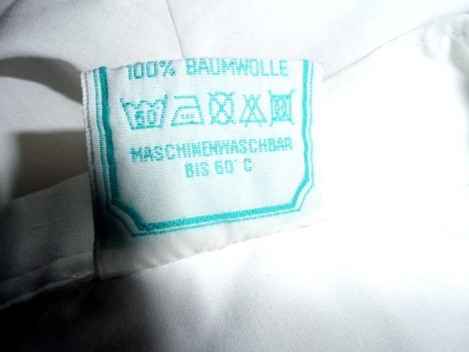 Белая мужская рубашка с вышивкой Ron Harper 50-52-54 100% коттон