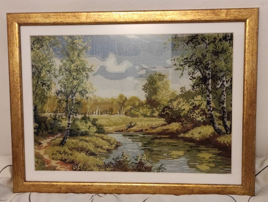 Obrazy haftowane krzyżykiem