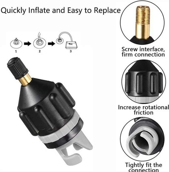 Adaptador Valvula schrader prancha paddle