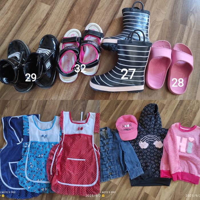 Duża paczka ubrań dla dziewczynki