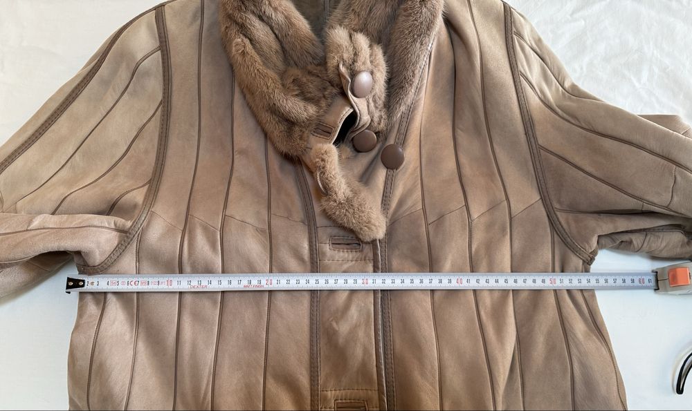 Casaco de pele reversivel  tam. XL