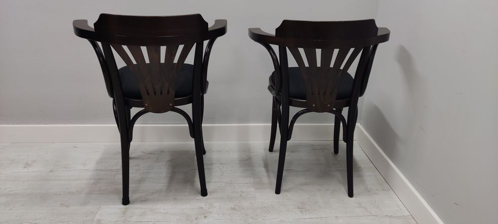 Krzesło Thonet Wachlarz z Podłokietnikiem 2 szt