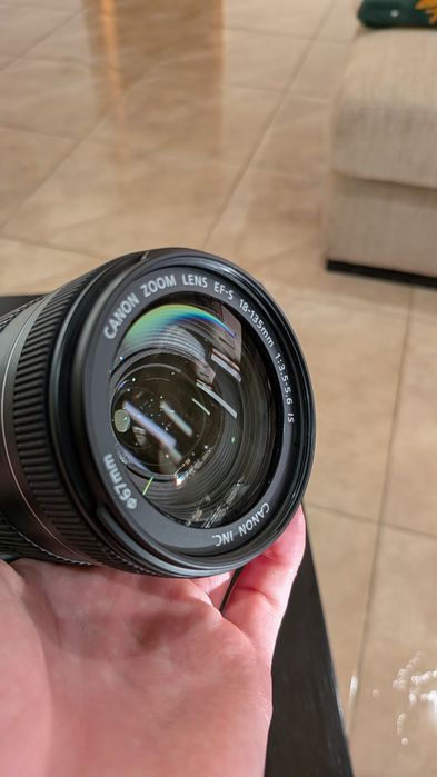 Canon EOS M50 + adaptador EOS M para EFS + EFS 18-135mm IS,