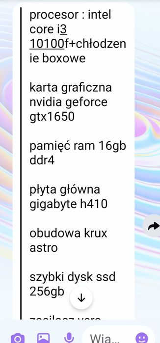 Komputer stacjonarny do codziennego użytku i do gier