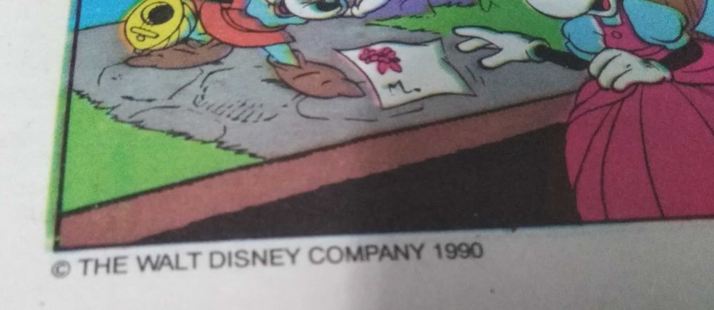 Banda desenhada do Mickey (Disney) de 1990