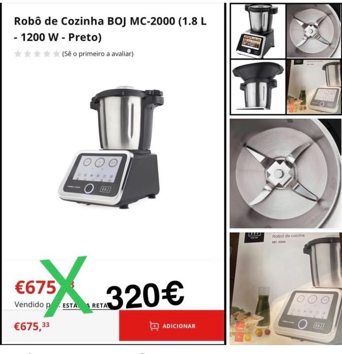 Robo cozinha NOVO Outlet