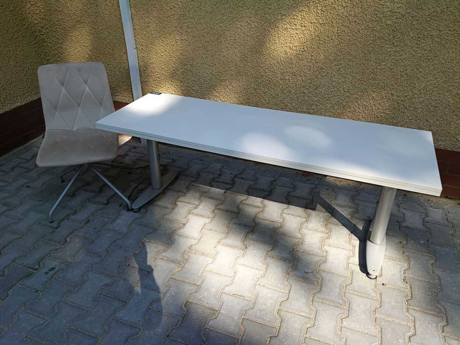 Biurko biurowe  białe 170x57  biurka  biuro dom pokój praca zdalna