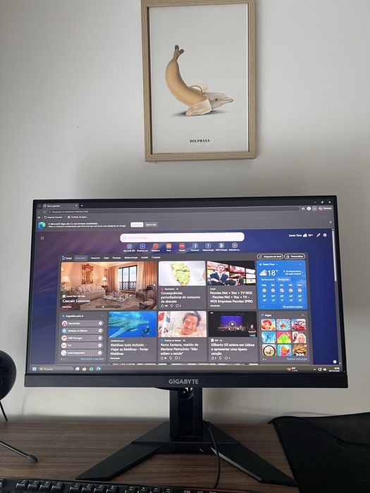 Monitor Gigabyte G24F2 23.8 " 165Hz (com defeito)