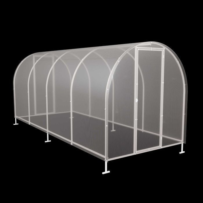 Mała Szklarnia z poliwęglanu Tunel 1,65x2-10m(20x20) POLIWĘGLAN 3-6mm