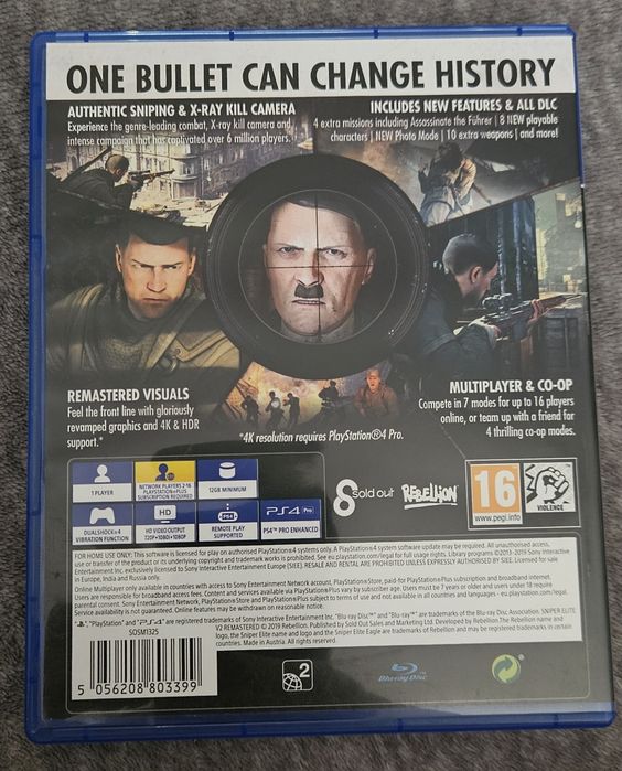Sprzedam SNIPER ELITE V2 Remastered
